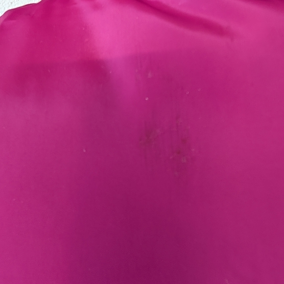 Outerwear Puffer Cropped Fuchsia  Vest  Size L - Picture 6 of 6